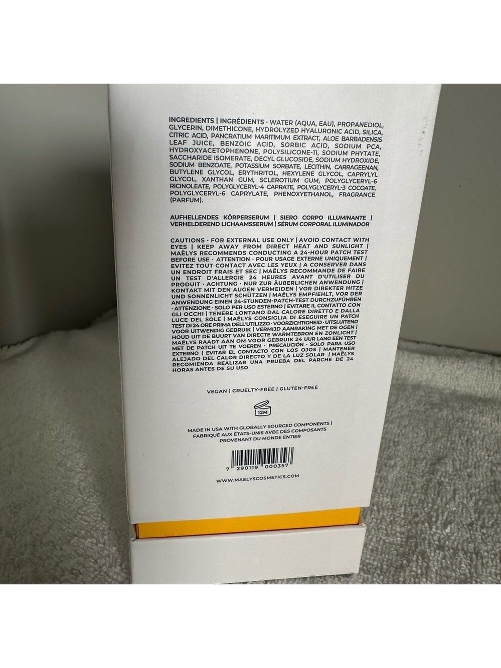 Maelys Re-Shine Illuminating Body Serum - Picture 3 of 4